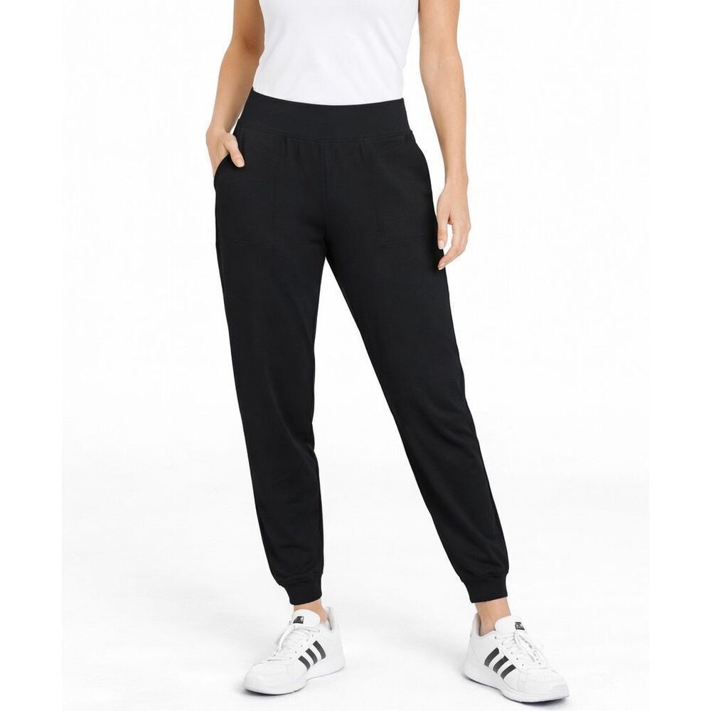 Stylus high rise 25” black jogger pant size M